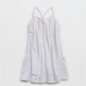Aerie offline skort dress light gray xl